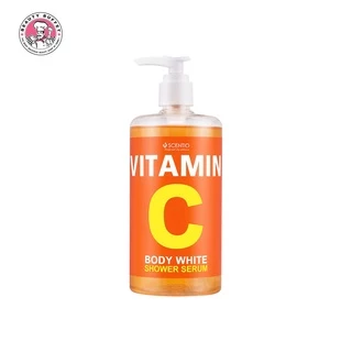 [ซื้อคู่ราคาพิเศษ] SCENTIO VITAMIN C BODY WHITE SHOWER SERUM เซนทิโอ วิตามินซี บอดี้ ไวท์ ชาวเวอร์ เซรั่ม (450 ML.)