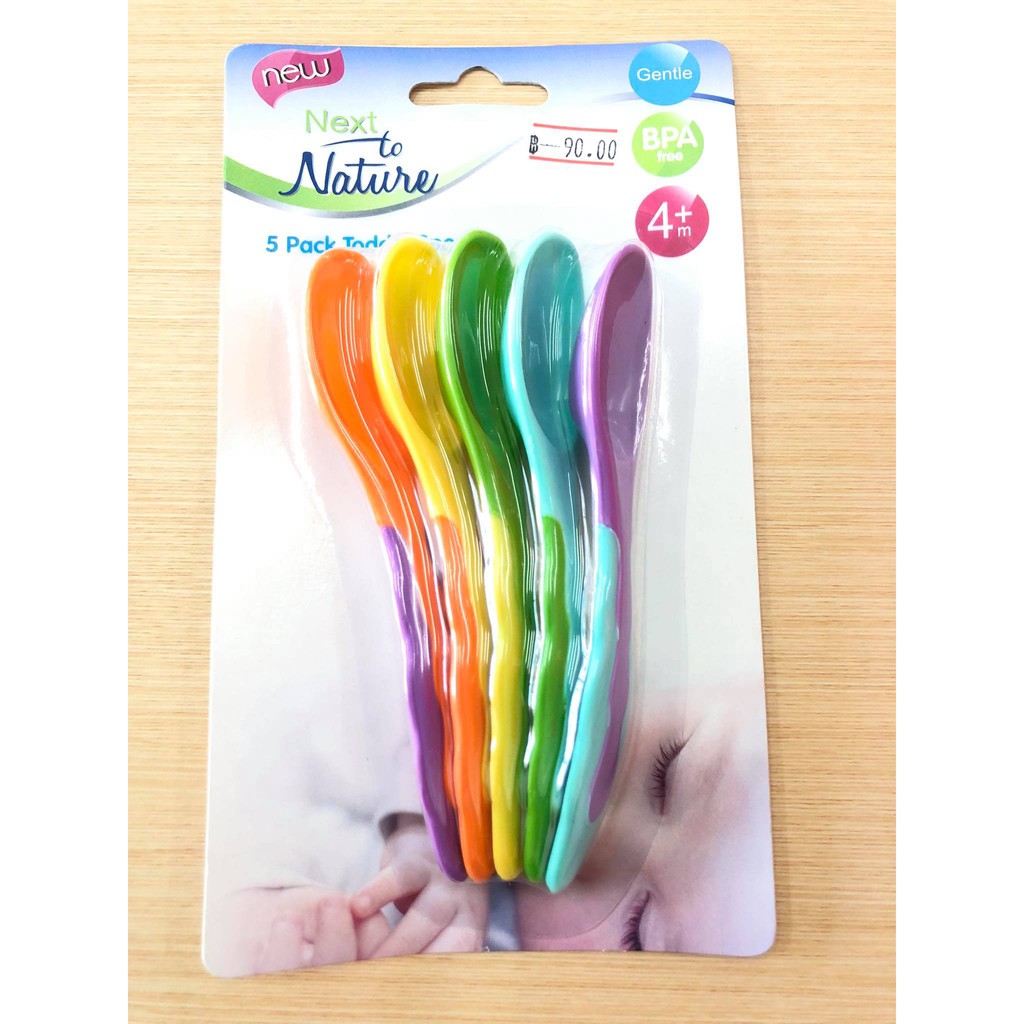 ช้อนทานอาหาร(5Pack Toddle Spoon)
