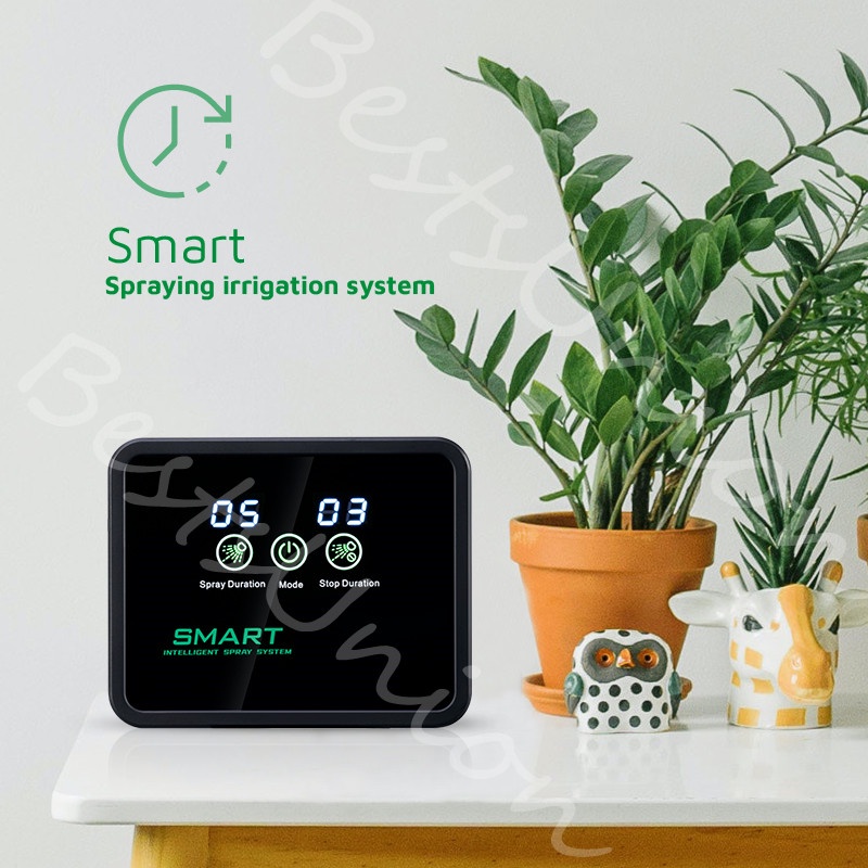 ระบบสเปรย์อัจฉริยะ Mist Rainforest ถัง Timing สเปรย์ชุดสัตว์เลื้อยคลาน Fogger Terrariums Humidifier จับเวลาอิเล็กทรอนิกส์