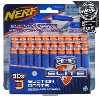 กระสุนเติม Nerf Suction Darts 30 อันสำหรับปืน Nerf Elite Blasters -- กระสุนแท้ Nerf Elite Suction Darts -- สำหรับเด็ก วั