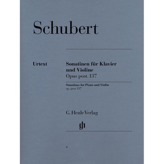 SCHUBERT Violin Sonatinas op. post. 137 (HN6)