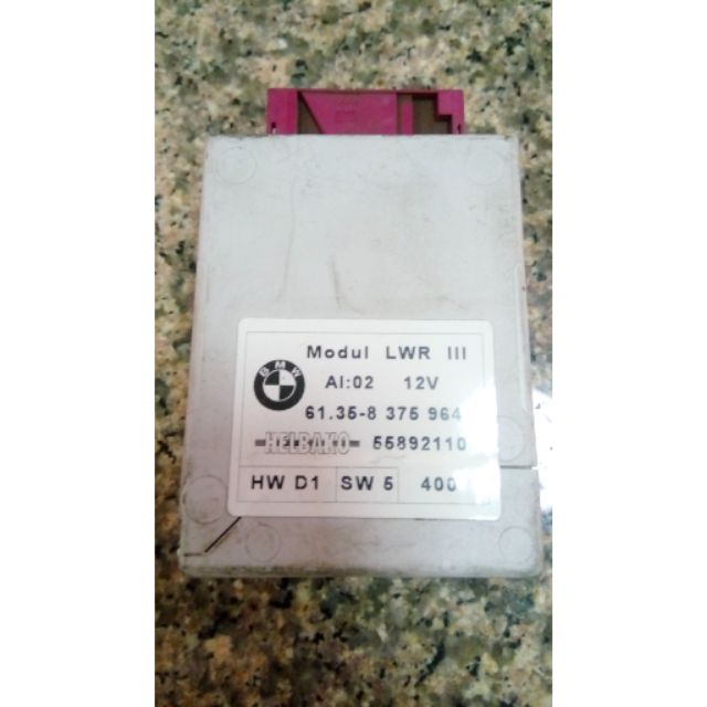 กล่องควบคุมระดับไฟหน้า BMW E39 E53 XENON HEADLIGHT AIM CONTROL MODULE LWR3