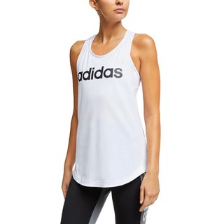 เสื้อกล้ามทับบรา ตัวยาวคลุมสะโพก Adidas Essentials Linear Tank Top