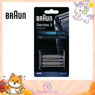 Braun 32B Series 3 Foil &amp; Cutter Replacement Head, (Black Color) Compatible with Models 3000s, 3010s, 3040s, 3050cc,