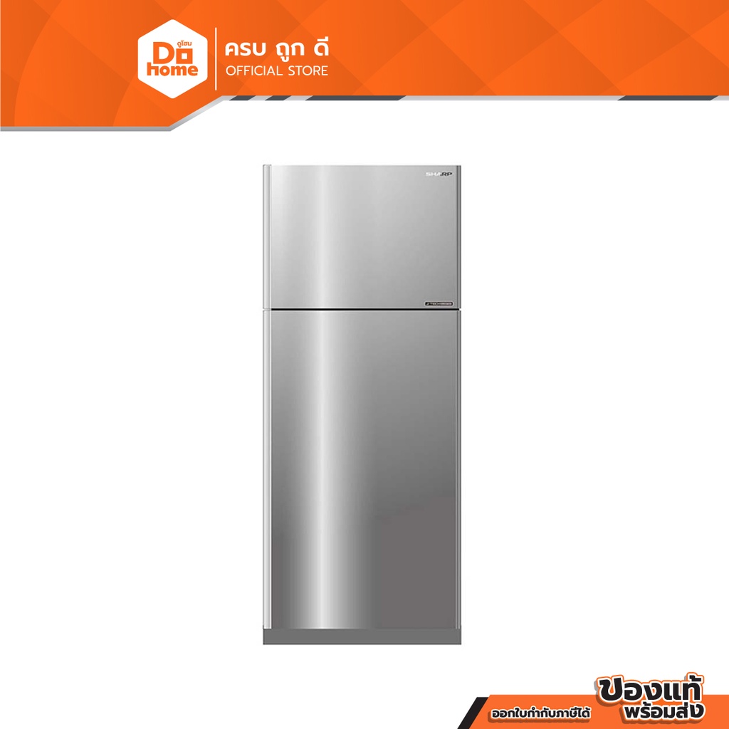 SHARP ตู้เย็น 2 ประตู 13.3 คิว รุ่น SJ-X380T-SL (ไม่รวมติดตั้ง) |MC|