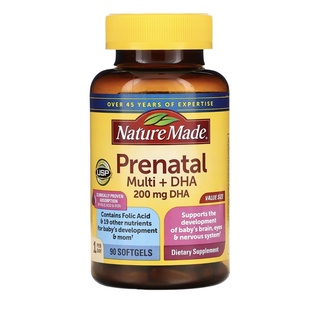 ฉลากใหม่ วิตามินขณะตั้งครรภ์, Prenatal multivitamin +DHA 90 softgel