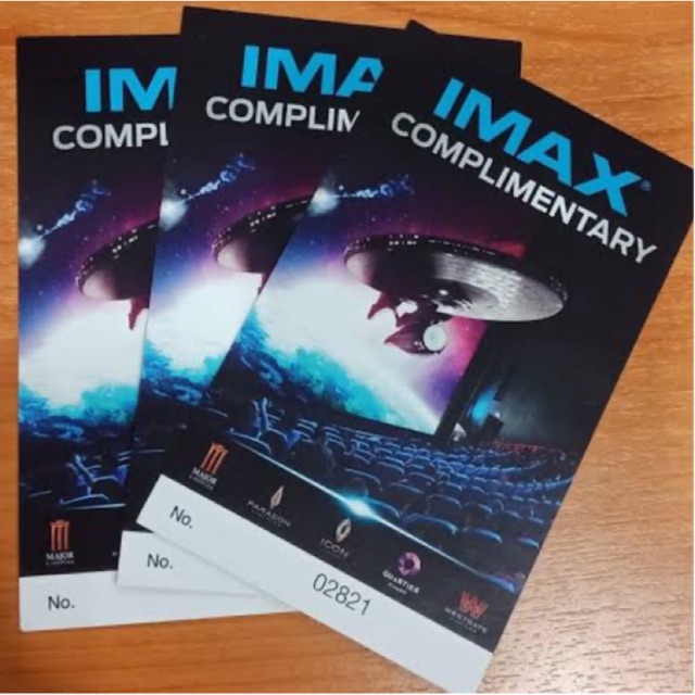 บัตรตั๋วหนัง Imax โรงใหญ่