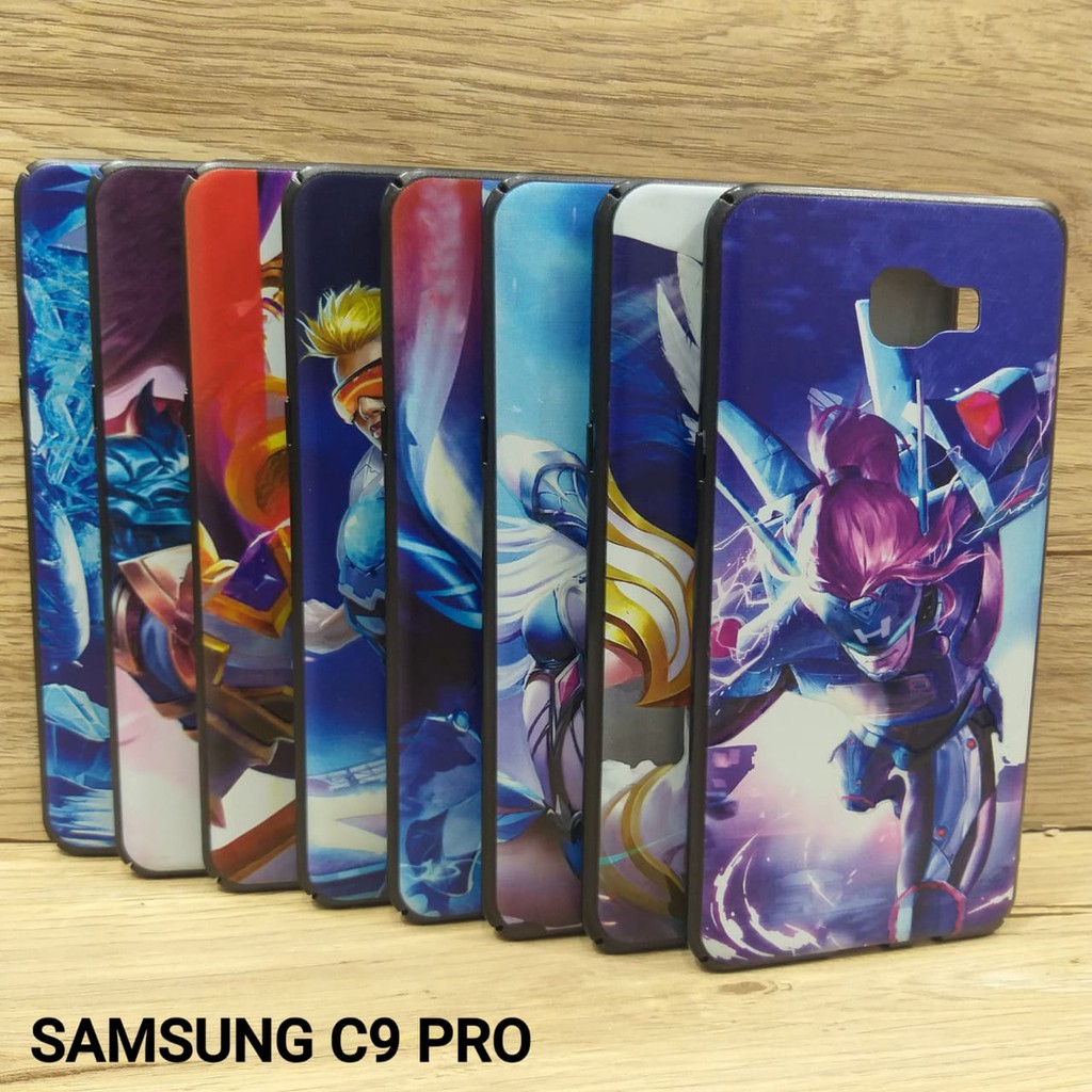 SAMSUNG J1 ACE, J7/J7 CORE, J7 PRIME, C9 PRO HARD CASE RAISED MOTIF MOBILE LEGENDS
