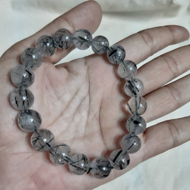 สร้อยข้อมือ แก้วขนเหล็ก 11 มม | Shopee Thailand