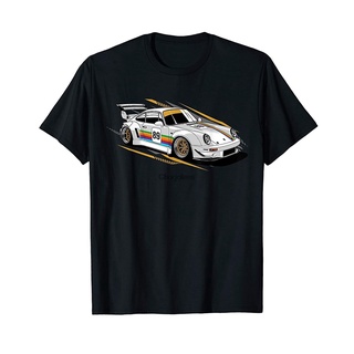 [COD]Summwe เสื้อยืดลําลอง แขนสั้น พิมพ์ลาย Because Racecar Classic Oldtimer 3D แฟชั่นสําหรับผู้ชายS-5XL