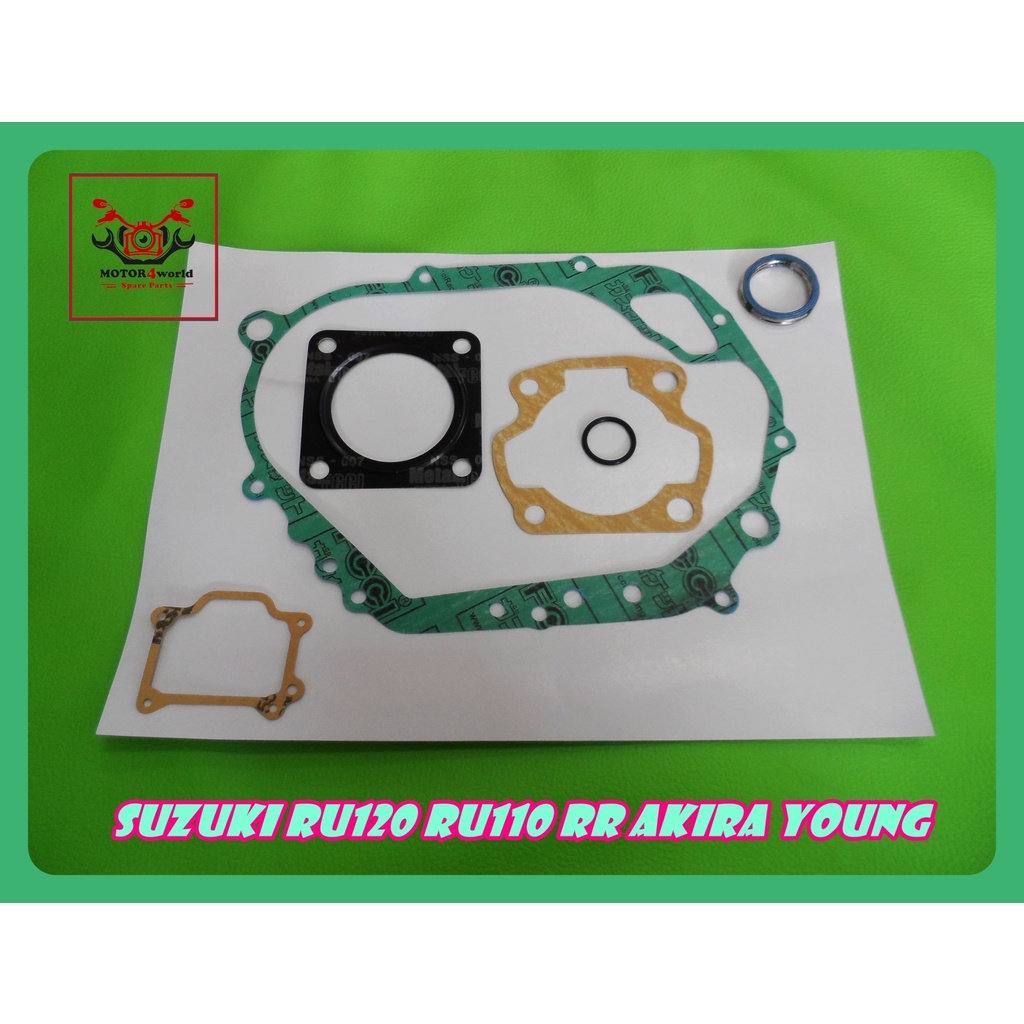AKIRA YOUNG ENGINE GASKET COMPLETE SET Fit For SUZUKI RU RU120 RU110 RR // ปะเก็นเครื่อง ชุดใหญ่ ครบชุด