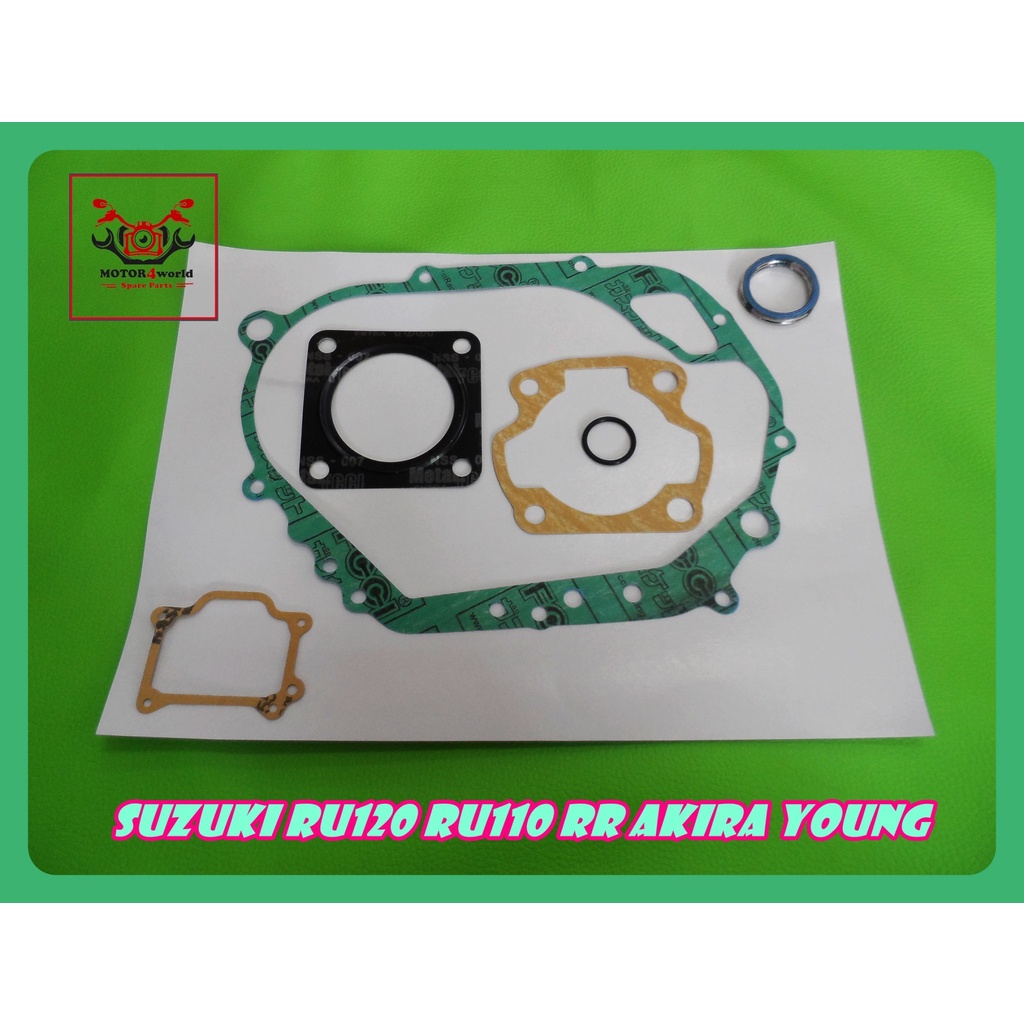 SUZUKI RU RU120 RU110 RR -- AKIRA YOUNG ENGINE GASKET COMPLETE SET // ปะเก็นเครื่อง ชุดใหญ่