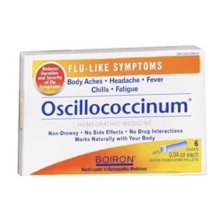 Oscillococcinum FLU-LIKE Symptoms 6dosesแบ่งขาย