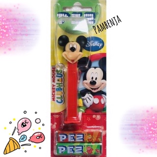 ลูกอมรสผลไม้ PEZ (เพซ) พร้อมแท่งการ์ตูนหัวโต ลายมิกกี้เมาส์