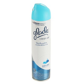 🔥ของแท้!! สเปรย์ปรับอากาศ GLADE 3IN1 กลิ่นคลีนเฟรช 320 มล. น้ำหอมปรับอากาศ AIR REFRESHER 320ML CLEAN FRESH ผลิตภัณฑ์ปรับ