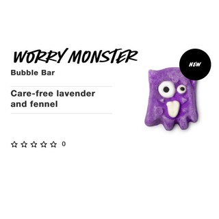 (ของใหม่) Lush Worry Monster Bubble Bar 120g