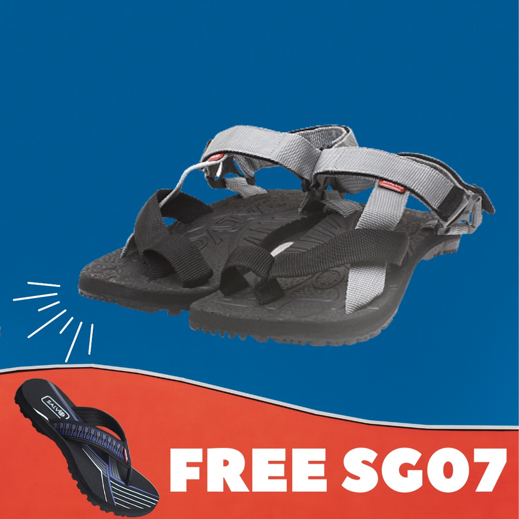 Salvo รองเท้าแตะภูเขาผู้ชาย SG02 ฟรีรองเท้าแตะภูเขา SG07