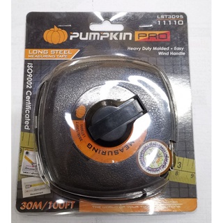 PUMPKIN​ LST-3095 เทปวัดที่สายเหล็ก​ 30Mx9.5mm​ เทปวัดที่30เมตร