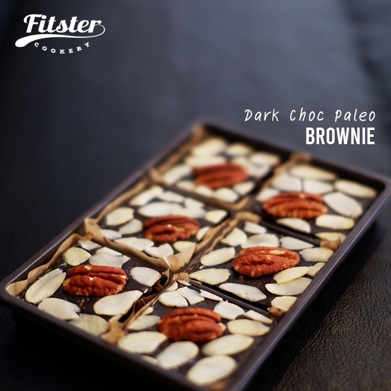 [เบาหวาน ทานได้] Fitster Brownie Pecan บราวนี่คลีน พีแคน [6 ชิ้น] | ขนมคลีนๆแคลต่ำ อร่อย เต็มคำ ไม่มีน้ำตาล ไม่มีแป้ง