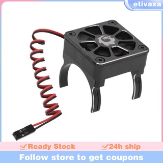 Alloy 1:10 Scale RC Motor Heatsink Cover Cooling Fan for TRX4 SCXI10 1/10 Remote Control Truck Buggy Crawler 540 550 Motor Accessories Parts