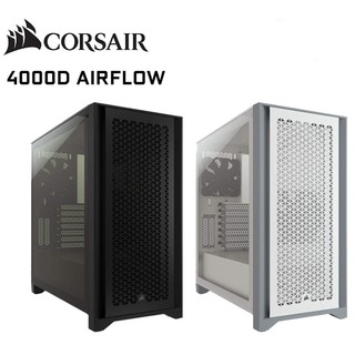 CASE (เคสเกมมิ่ง) CORSAIR 4000D AIRFLOW RGB TEMPERED GLASS