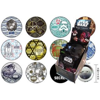 STAR WARS CAN BADGE 1 BOX 10PCS. 1 กล่อง 10 ชิ้น