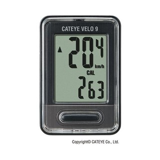 ไมล์ Cateye Velo 9 มีสาย