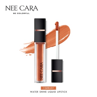 NEE CARA นีคาร่า ลิป ลิปสติก ลิปสติกเนื้อแมต ลิปจุ่ม เนื้อแมท N976 WATER SHINE LIQUID LIPSTICK MATTE