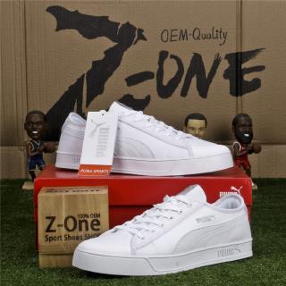 สินค้าลิขสิทธิ์แท้ PUMA Smash v2 Vulc CV รองเท้าลำลอง รองเท้ากีฬา ขาว