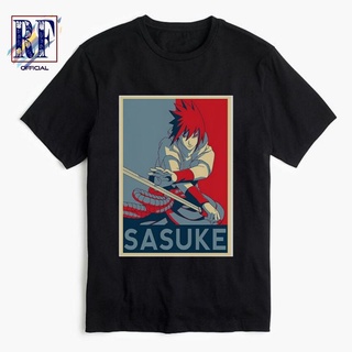 เสื้อยืด | เสื้อโอเวอร์ไซซ์ | เสื้อยืด พิมพ์ลายการ์ตูนอนิเมะ Naruto SHIPPUDEN UCHIHA SASUKE สีดํา สําหรับผู้ชาย และผู้หญิง