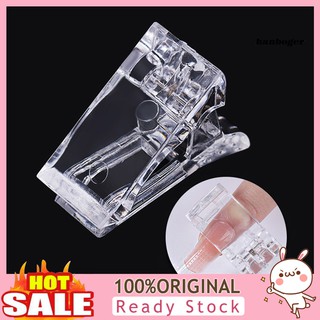 Han_Nail Extension Glue Fixed Clip Fibernail Tips Holder UV Gel Builder Shaping Tool