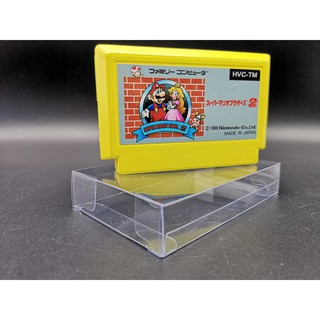 Famicom ไซส์ ตัวตลับเกมส์ กล่องพลาสติกใสสวมกันรอย