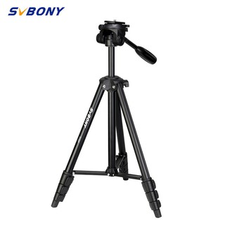 SVBONY SV101P ขาตั้งกล้องอลูมิเนียมสำหรับเดินทางแบบพกพาสำหรับกล้องดิจิตอล SLR ขอบเขตการส่องกล้องพร้อมแผ่นปลดเร็ว