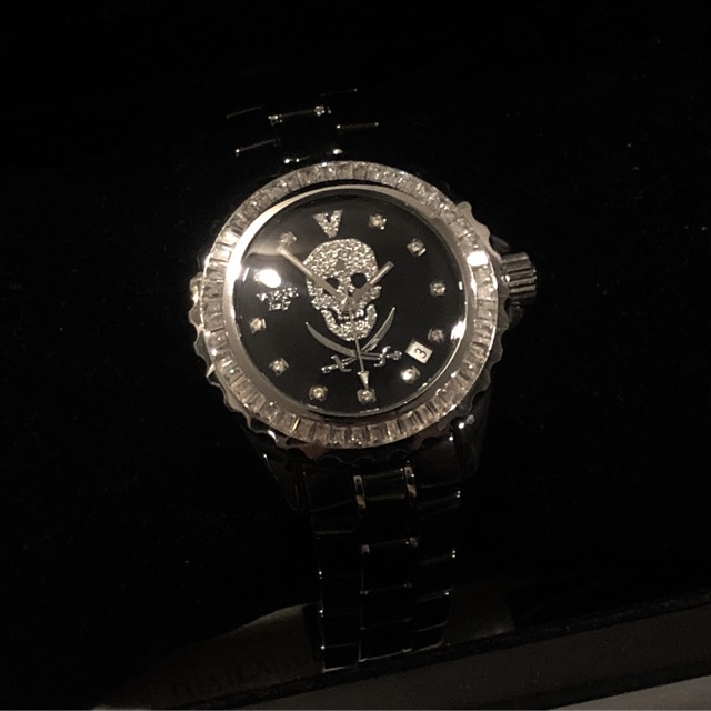 นาฬิกาข้อมือเซรามิค Vabene italy ฝังคริสตัล