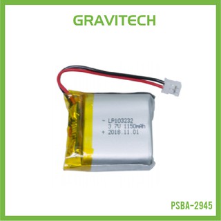 [Gravitechthai]Lithium Polymer Battery LiPo 3.7v 1150mAh - 103232