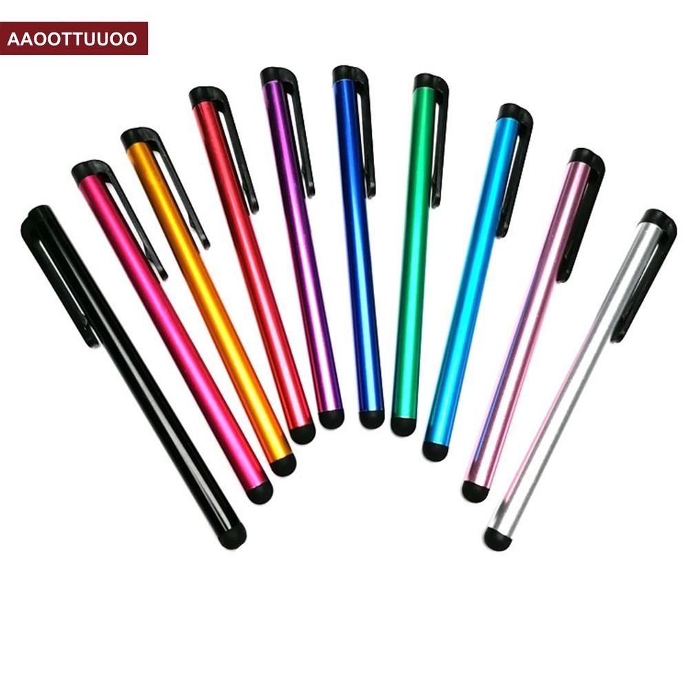 ปากกาสไตลัสไม้จิ้มฟันปากกาสัมผัส Stylus Stylus สุ่มสี 1 ชิ้น