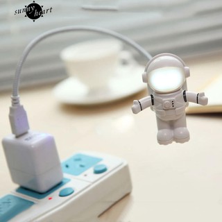 sunnyheart Spaceman USB ไฟ LED โคมไฟกลางคืนเครื่องมือตกแต่งห้องนอน