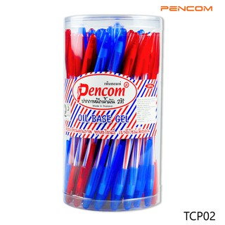 Pencom  TCP02  ปากกาหมึกน้ำมันแบบปลอก 2 สี