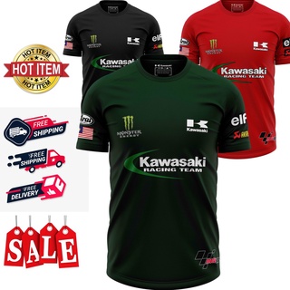 พร้อมส่ง เสื้อยืด BAJU KAWASAKI GP 2020 - ส่งฟรีไปรษณีย์