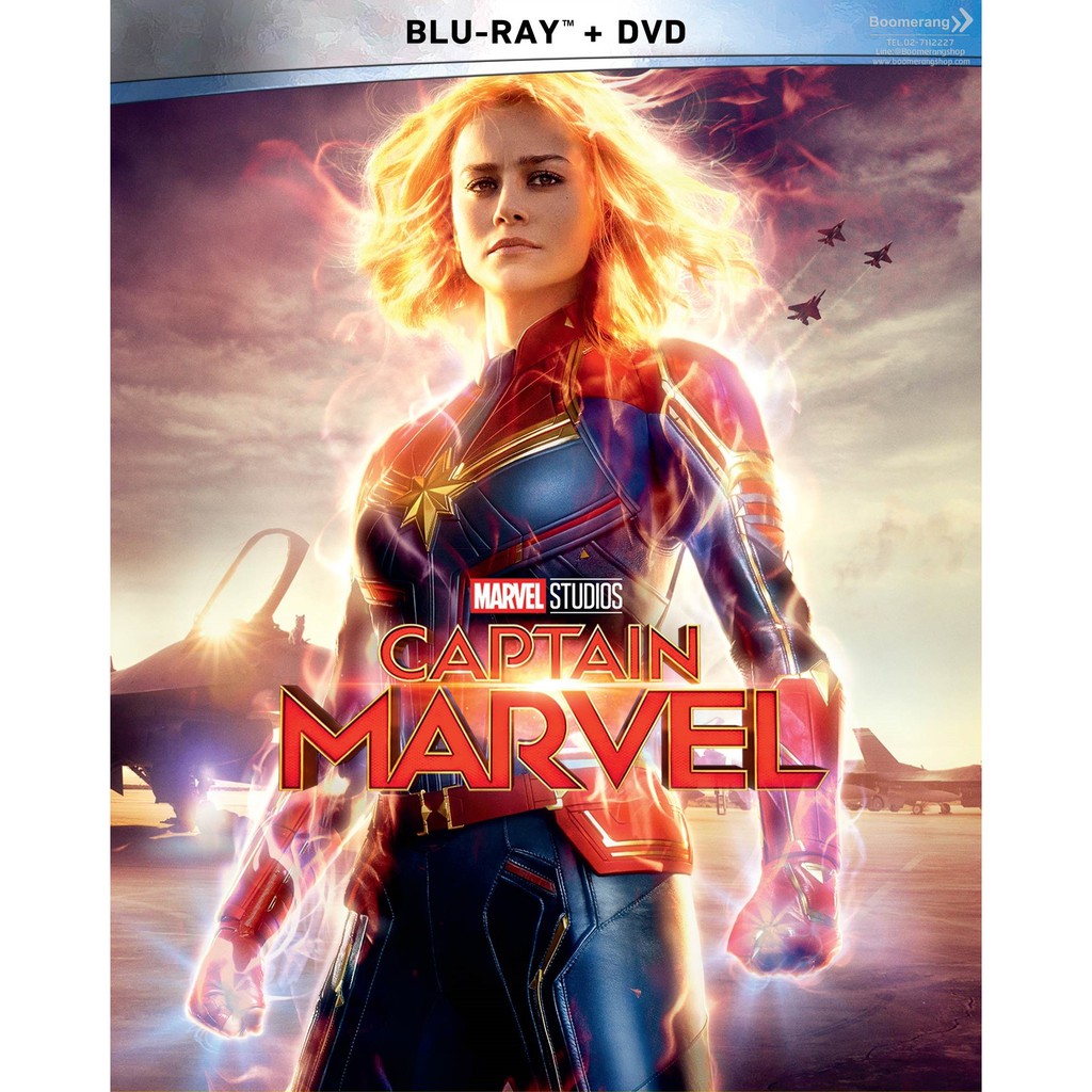 Captain Marvel (2019)/กัปตัน มาร์เวล (Blu-ray + DVD) (Blu-ray ไม่มีเสียงไทย ไม่มีบรรยายไทย/DVD มีเสียงไทย มีบรรยายไทย)