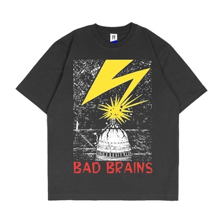 oversize T-shirt เสื้อยืด พิมพ์ลาย BAD BRAINS - CAPITOL พรีเมี่ยม สําหรับผู้ชาย และผู้หญิง S-5XL