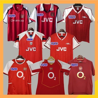 เสื้อกีฬาแขนสั้น ลายทีมชาติฟุตบอล Arsenal 02 03 04 05 06 88 89 92 93 94 95 98 99 00 02 BERCKAMP 10 HE