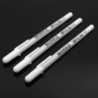 05 / 08 / 10 Sakura Gelly Roll Classic white pen ปากกาหมึกสีขาว