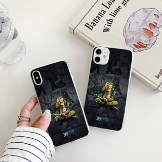 Roronoa Zoro เคสไอโฟน 11 12 13 pro max 14 plus One Piece iPhone 8พลัส 7 8 8Plus case Se 2020 เคส X Xr Xs Max cover