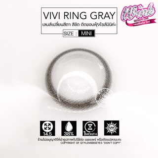 เลนส์มินิ**‼️Vivi Ring (เทา)**WINKLENS