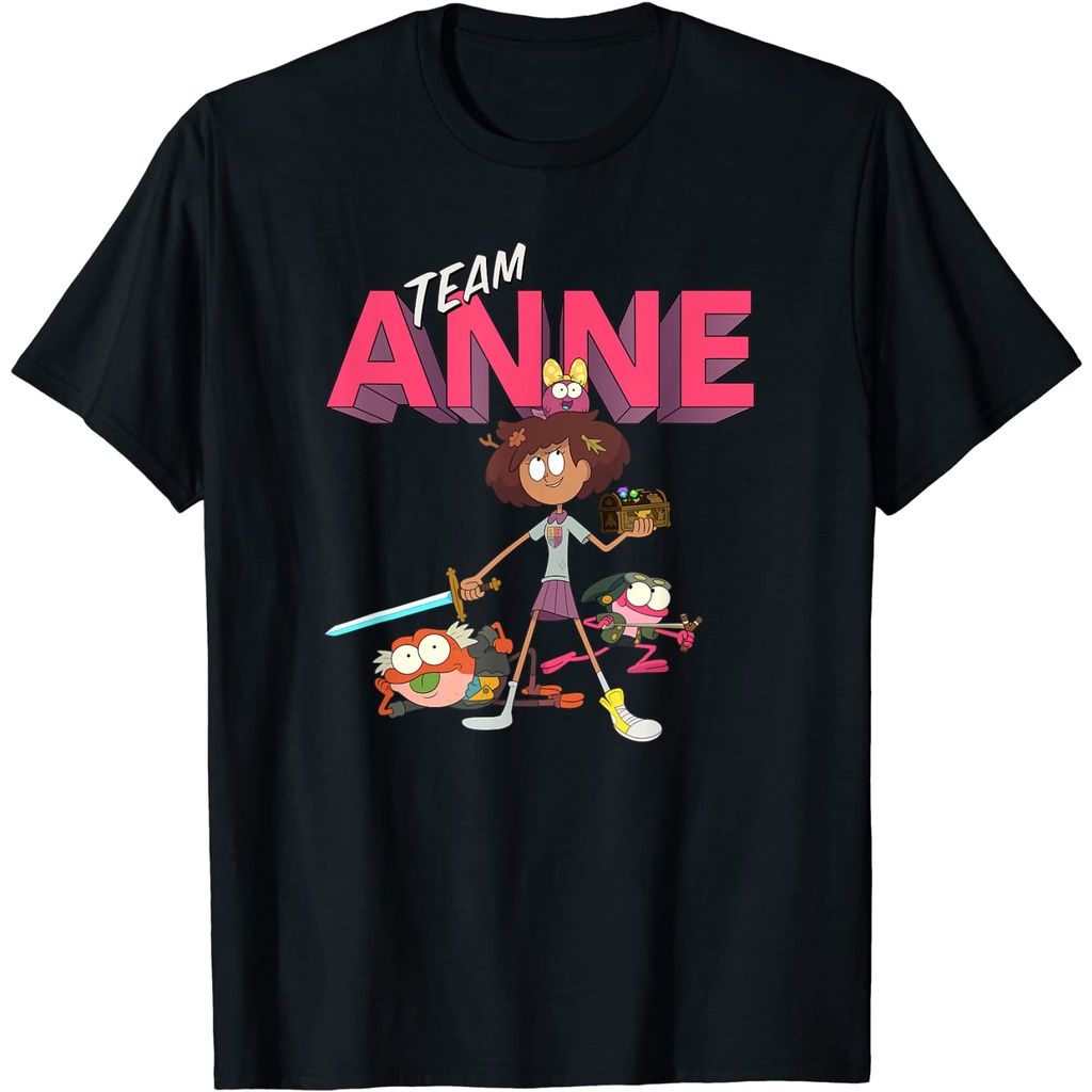 Disney Channel Amphibia Team Anne เสื้อผ้าสําหรับผู้ใหญ่เสื้อยืด