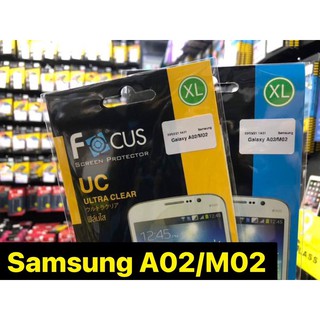 เนื้อฟิล์มใส เนื้อฟิล์มด้าน  focus รุ่น Samsung A02/M02