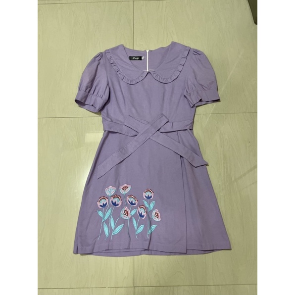 เดรส Ap style Sz.m ปักดอก