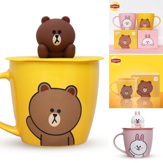 【Line Friends】lipton แก้วมัคเซรามิก