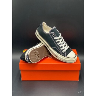 Converse Chuck Taylor All Star 70s Low สีดำข้อสั้น  ✅สินค้าพร้อมกล่องป้ายแท็กเกาหลี